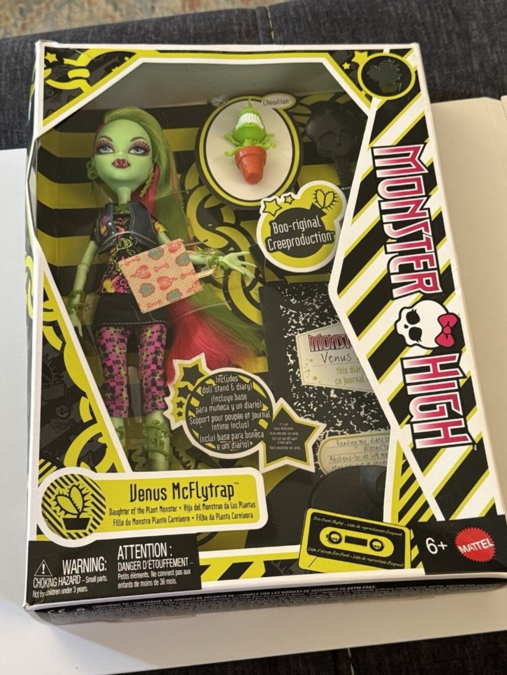 Monster High Venus McFlytrap Boo-riginal Creeproduction Doll 2026 EB9